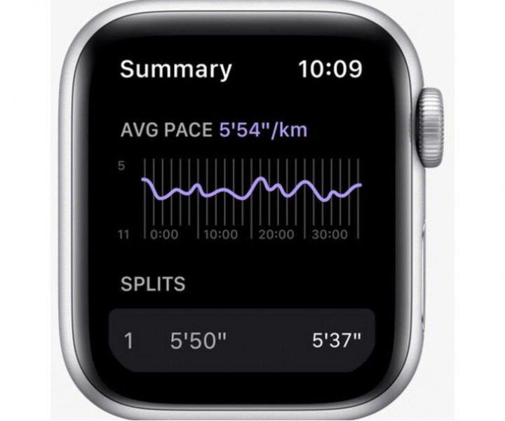 Apple Watch Nike SE GPS 44mm Silver Aluminium Case with Pure Platinum/Black Nike Sport Band (MKQ73) 